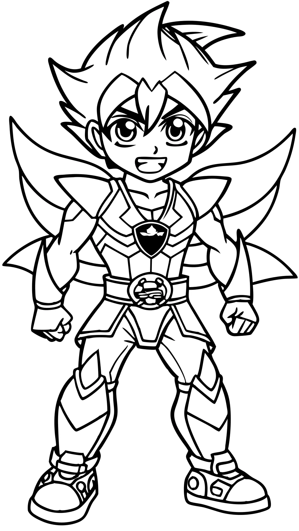 coloriage de bakugan